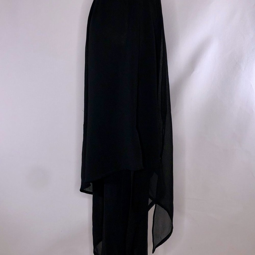 Metaphor Unique Semi Sheer Black Dress Pants - Picture 2 of 11